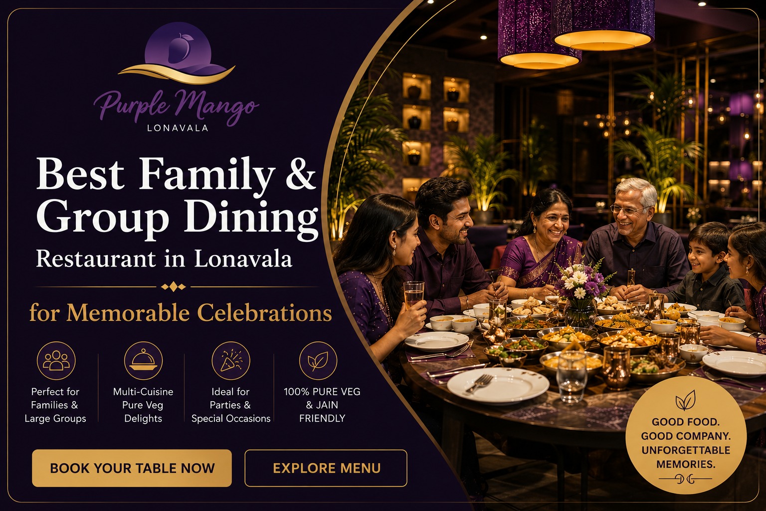 Best Family & Group Dining Restaurant in Lonavala for Memorable Celebrations